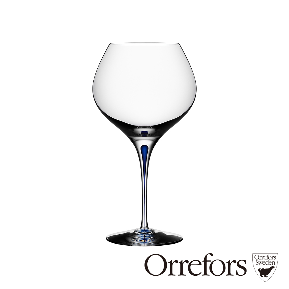 【瑞典Orrefors】 藍色之舞紅酒杯紅酒杯(Bouquet)70CL-INTERMEZZO