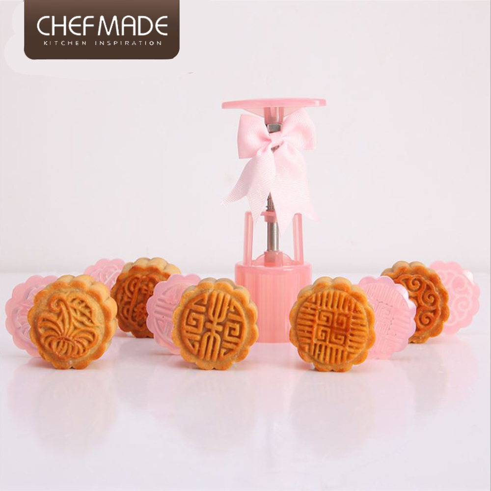 【Chefmade】花好月圓造型月餅模-8種花 (CM007)