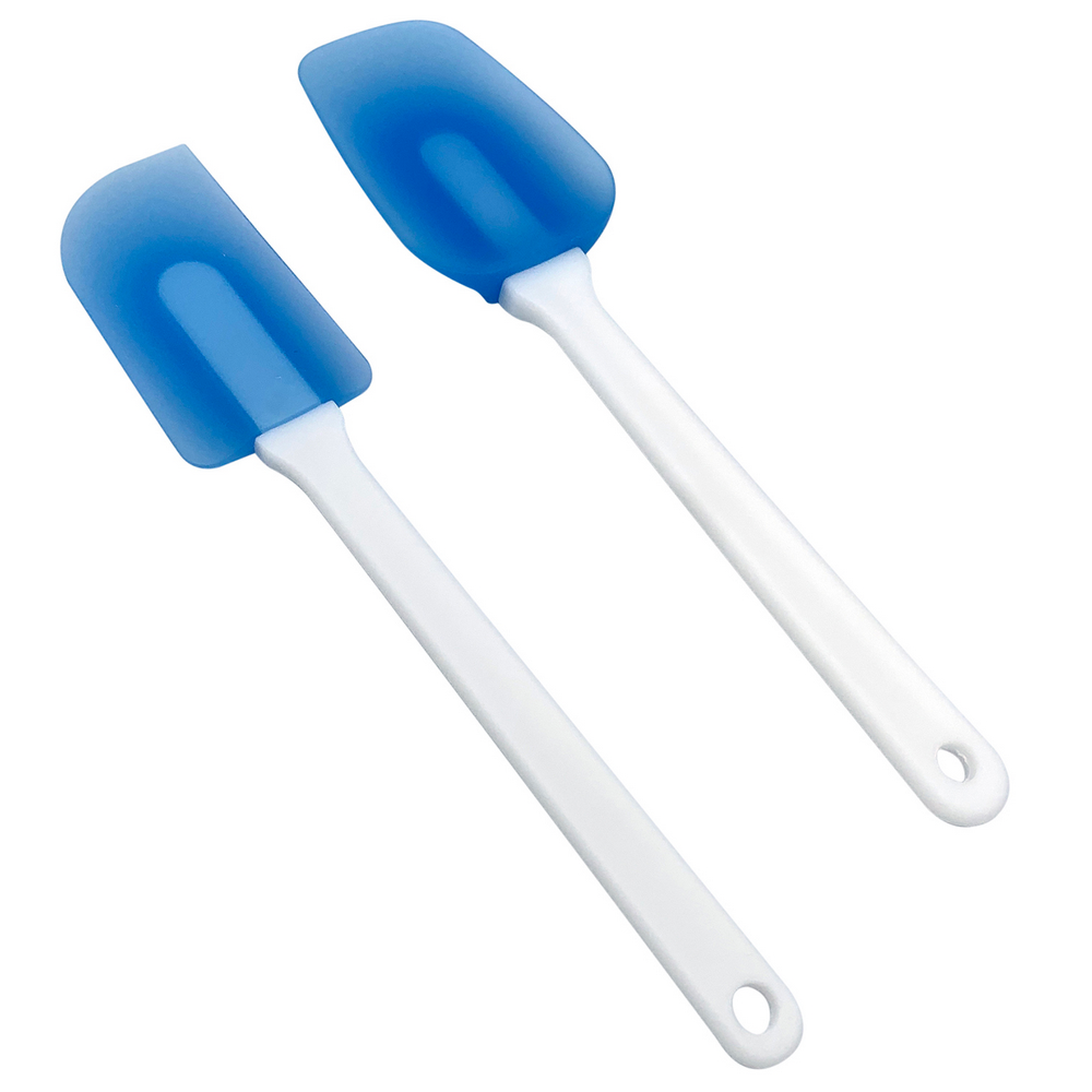FOXRUN 矽膠刮杓刮刀2件(藍)