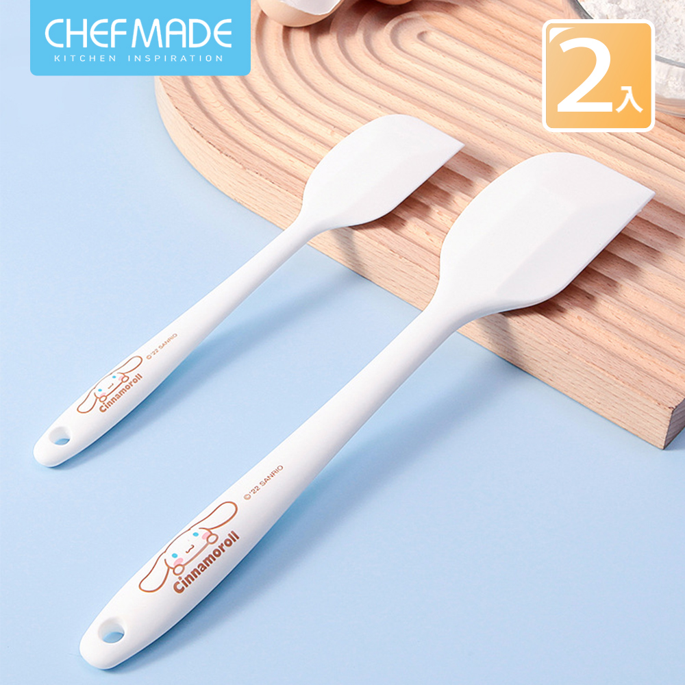 【美國Chefmade】大耳狗造型 矽膠刮刀-大小2入組(CM082)