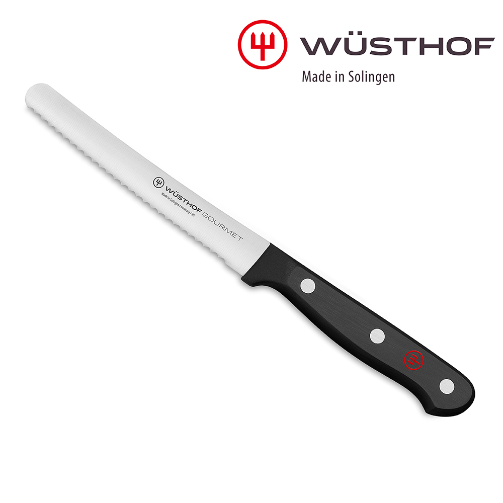 《WUSTHOF》德國三叉牌GOURMET 12cm番茄刀