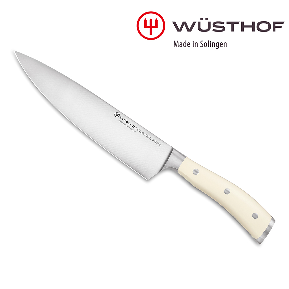 《WUSTHOF》德國三叉牌CLASSIC IKON cream 20cm主廚刀