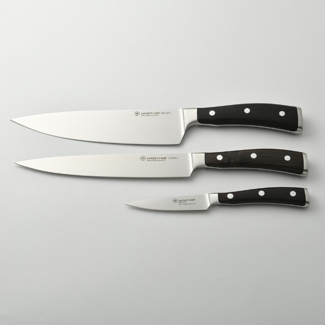 Wusthof 三叉牌 Ikon 主廚刀 削皮刀 雕刻刀 三件組 新版