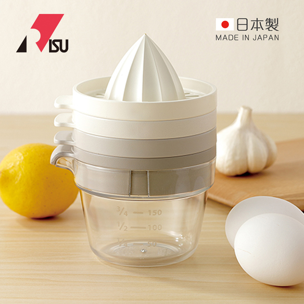 【日本RISU】日本製Tritan四合一多功能備料調理器(榨汁/分蛋/研磨/保存)