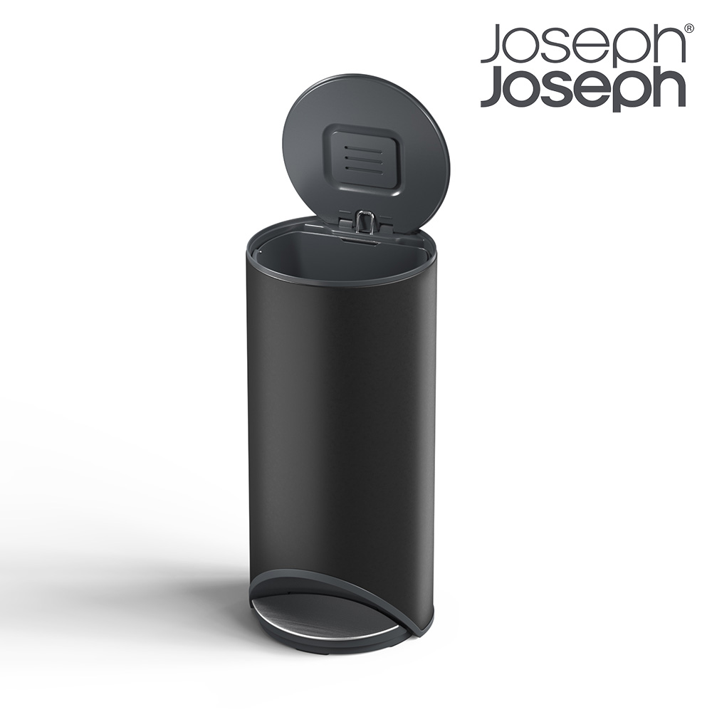【Joseph Joseph】Arc系列垃圾桶30L-消光黑
