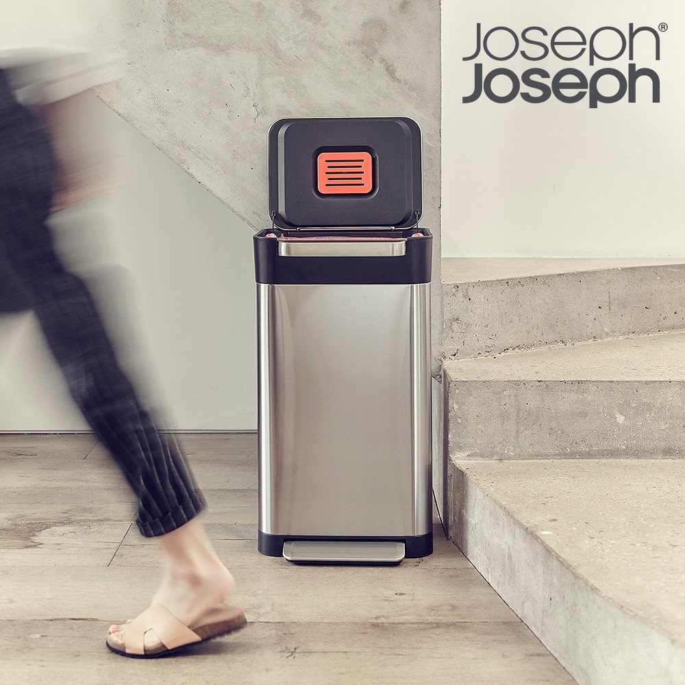 【Joseph Joseph】Titan系列壓縮垃圾桶30L