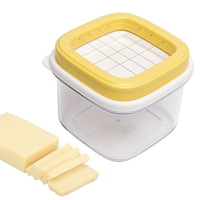 【AKEBONO曙產業】正方型奶油切割保存盒(適用200g奶油)