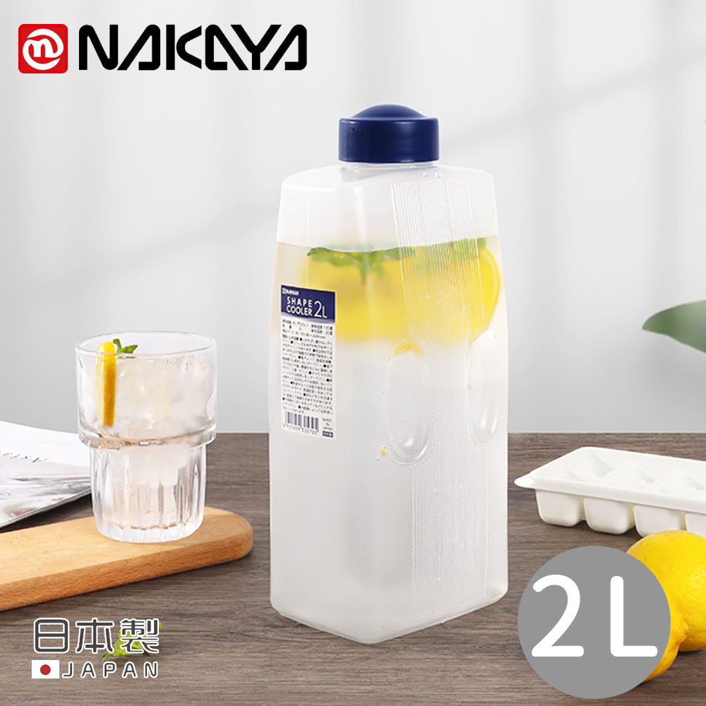 【日本NAKAYA】日本製方形冷水壺/冷泡壺2L
