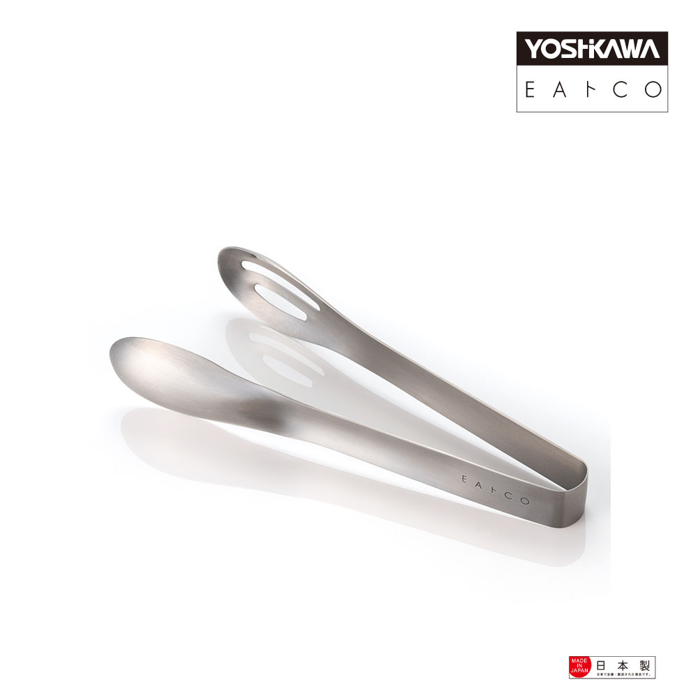 【YOSHIKAWA吉川】日本EATOCO不鏽鋼Hasam萬用料理夾 AS0011 日本製
