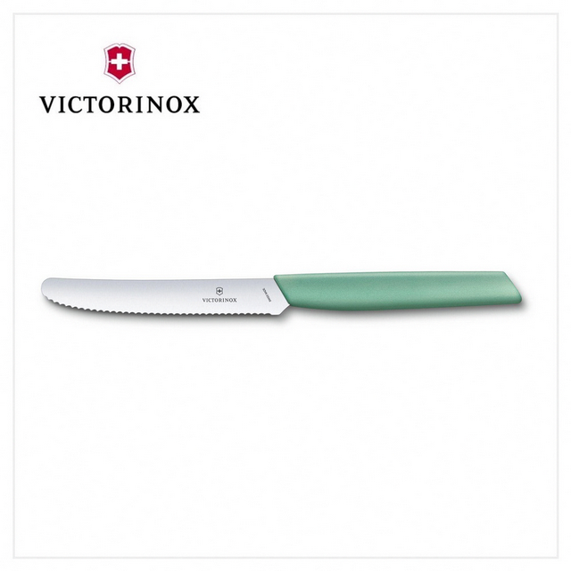 VICTORINOX 6.9006.11W41 Swiss Modern 番茄刀11cm 綠