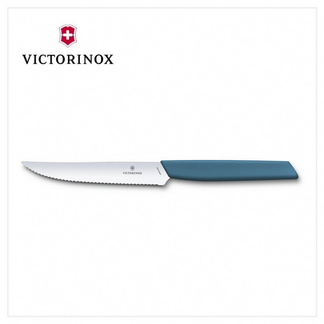 VICTORINOX 6.9006.12W2 Swiss Modern 牛排刀12cm 藍