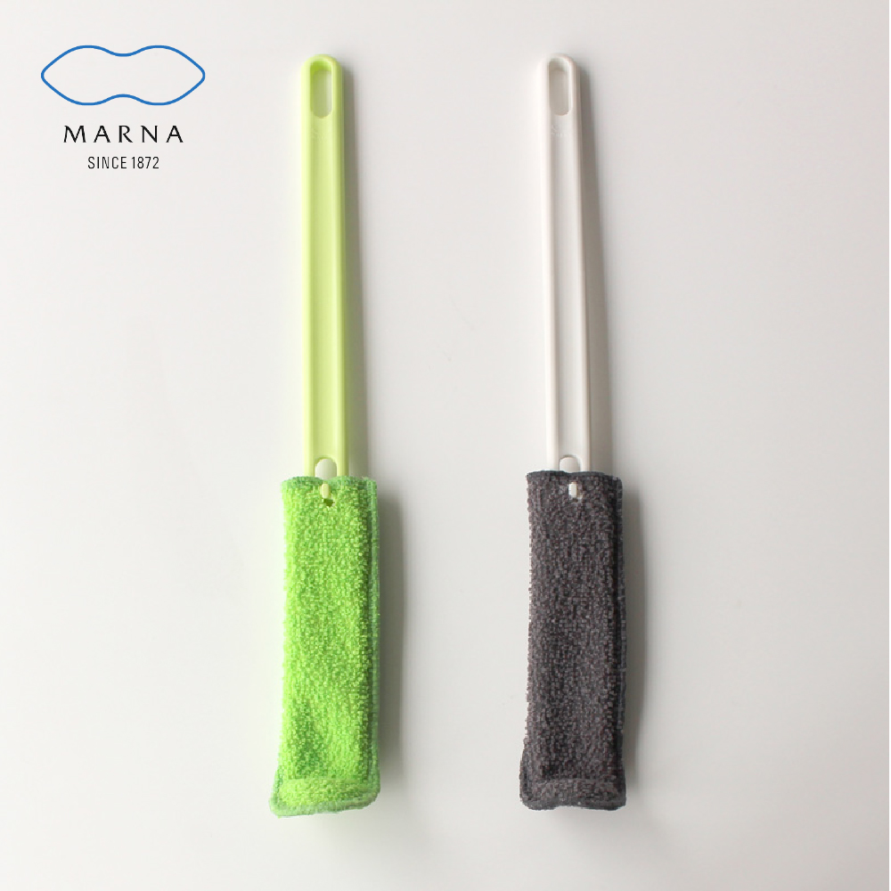【MARNA】日本進口瓶壺硬質清潔刷-長柄