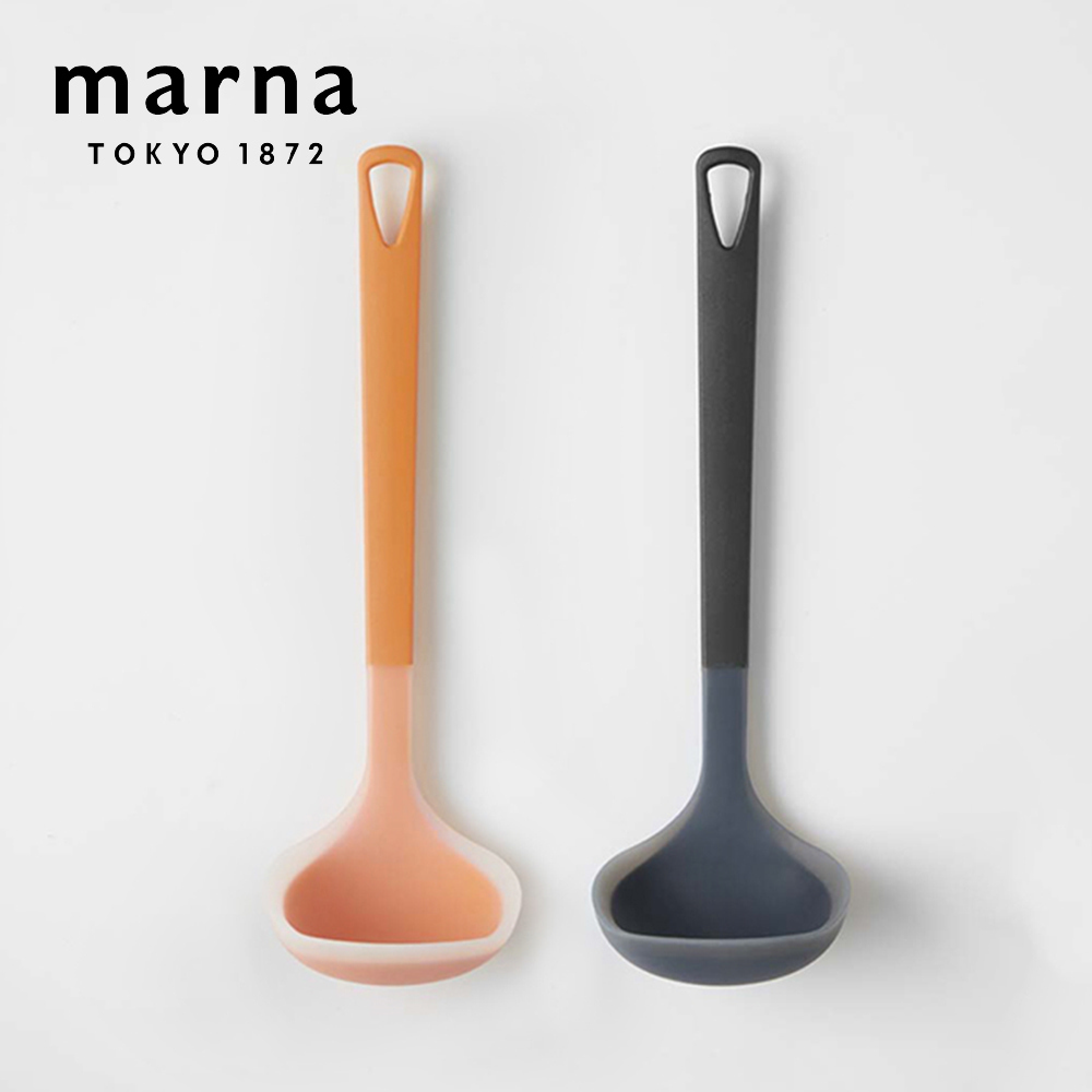 【MARNA】 日本品牌三角矽膠調理湯勺