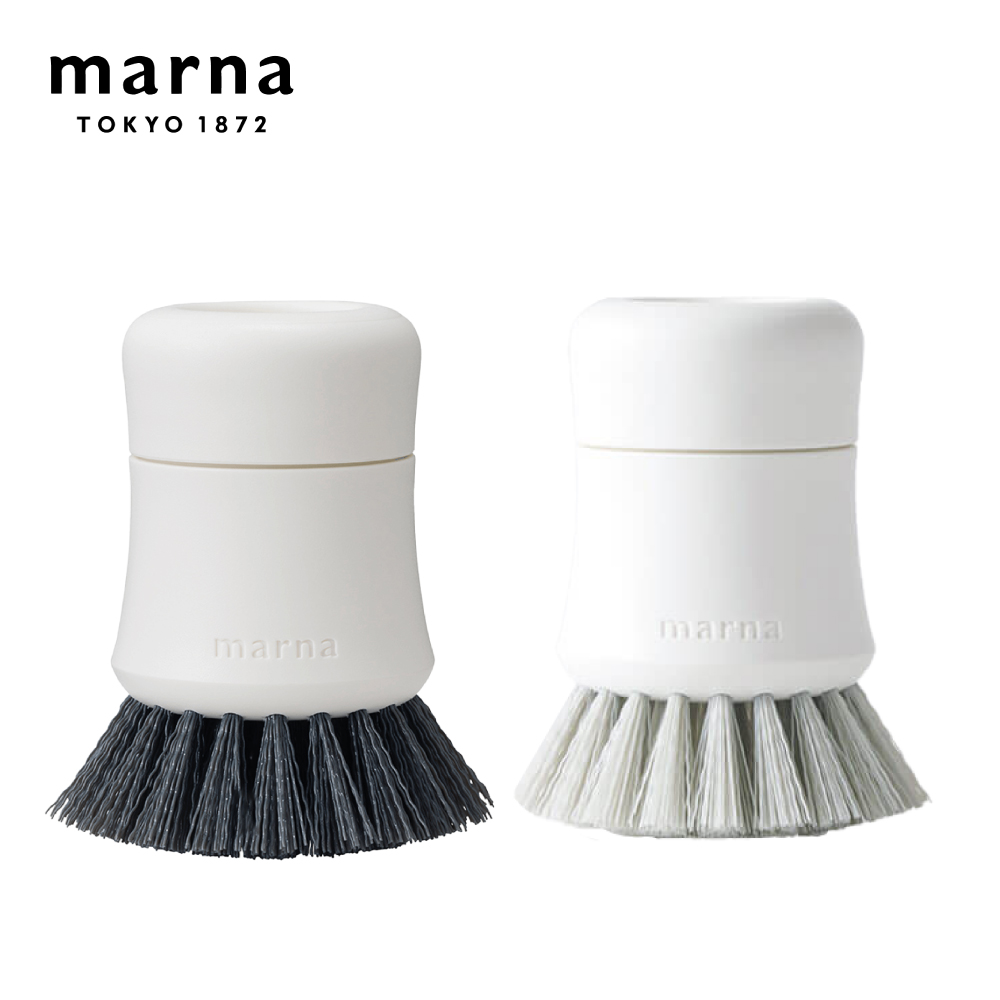 【MARNA】 日本品牌廚房按壓洗劑清潔刷(二種款式)