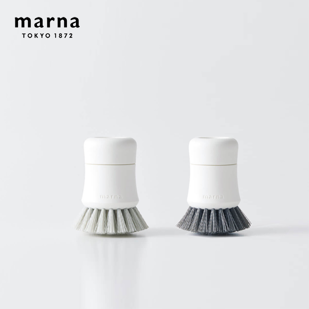 【MARNA】 日本品牌廚房按壓洗劑清潔刷(二種款式)