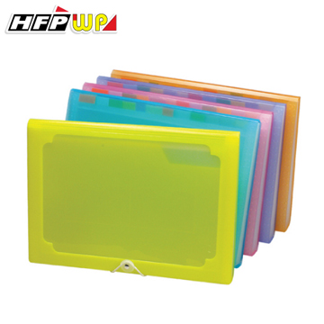 HFPWP果凍色12層分類風琴夾FW4302