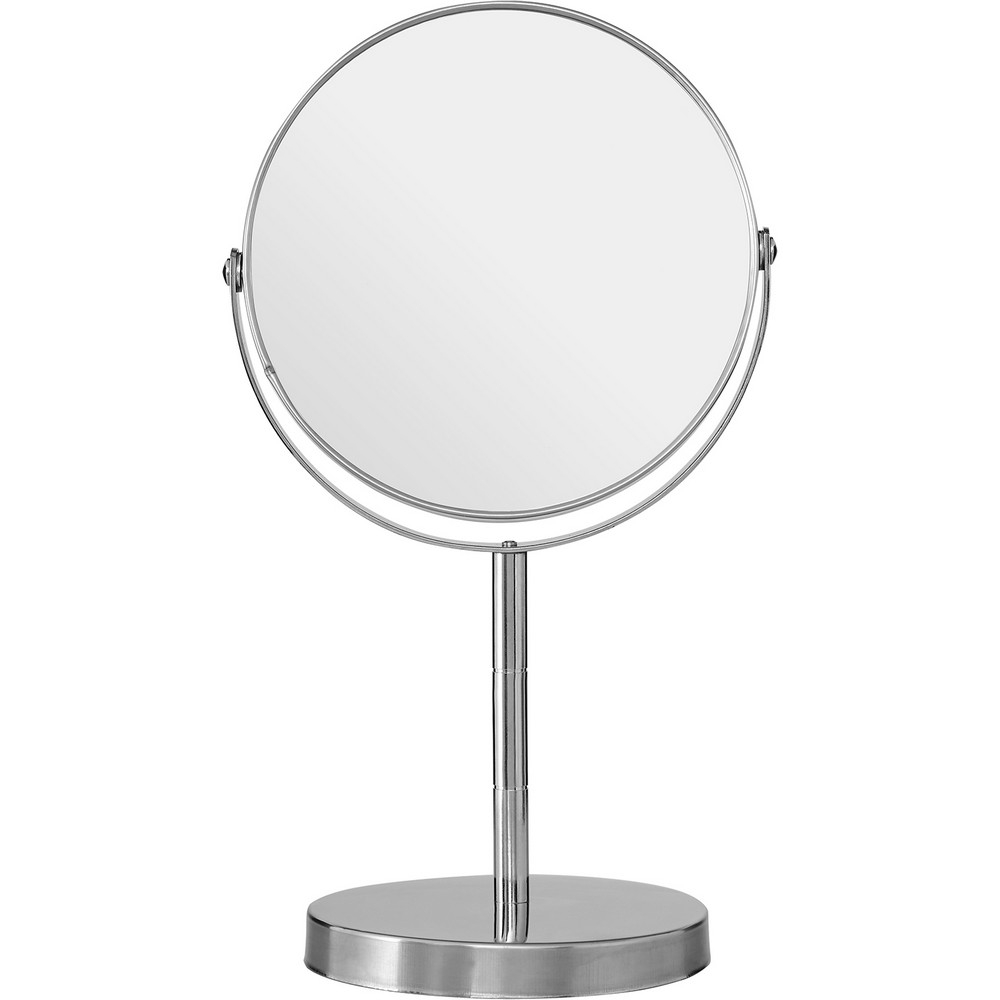 Premier 雙面高腳桌鏡(銀26cm)