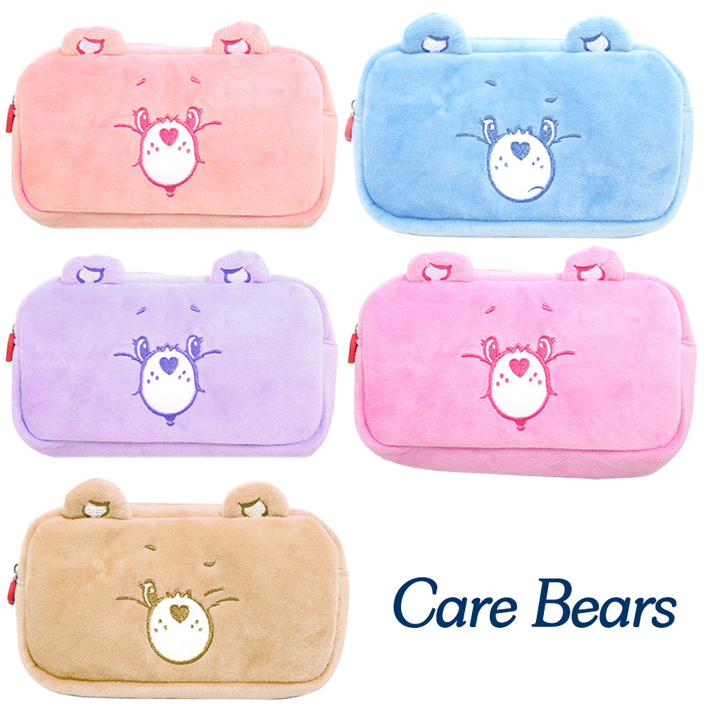 Care Bears 彩虹熊 長形筆袋 化妝包