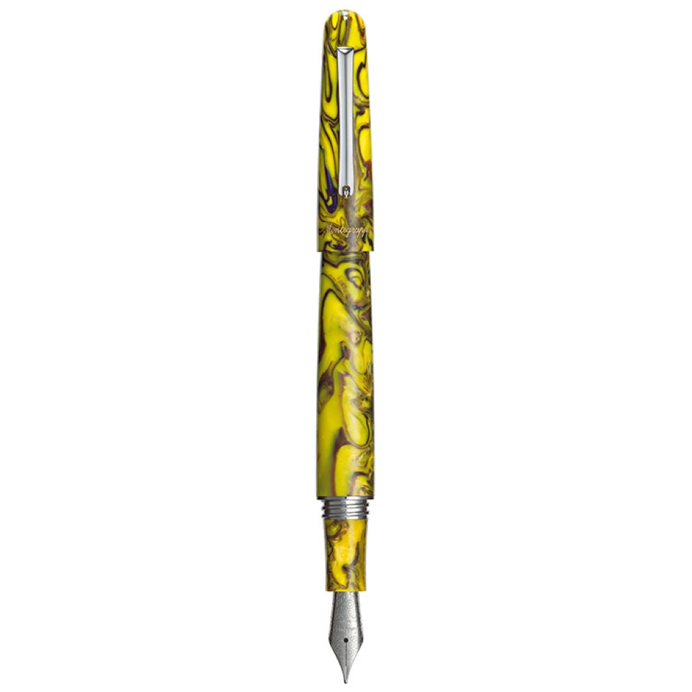 Montegrappa ELMO 系列 FANTASY BLOOMS 鳶尾黃鋼筆