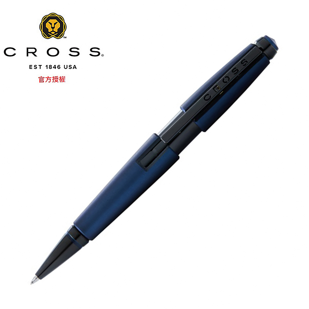【CROSS】Edge創意系列鋼珠筆 啞光藍 AT0555-12