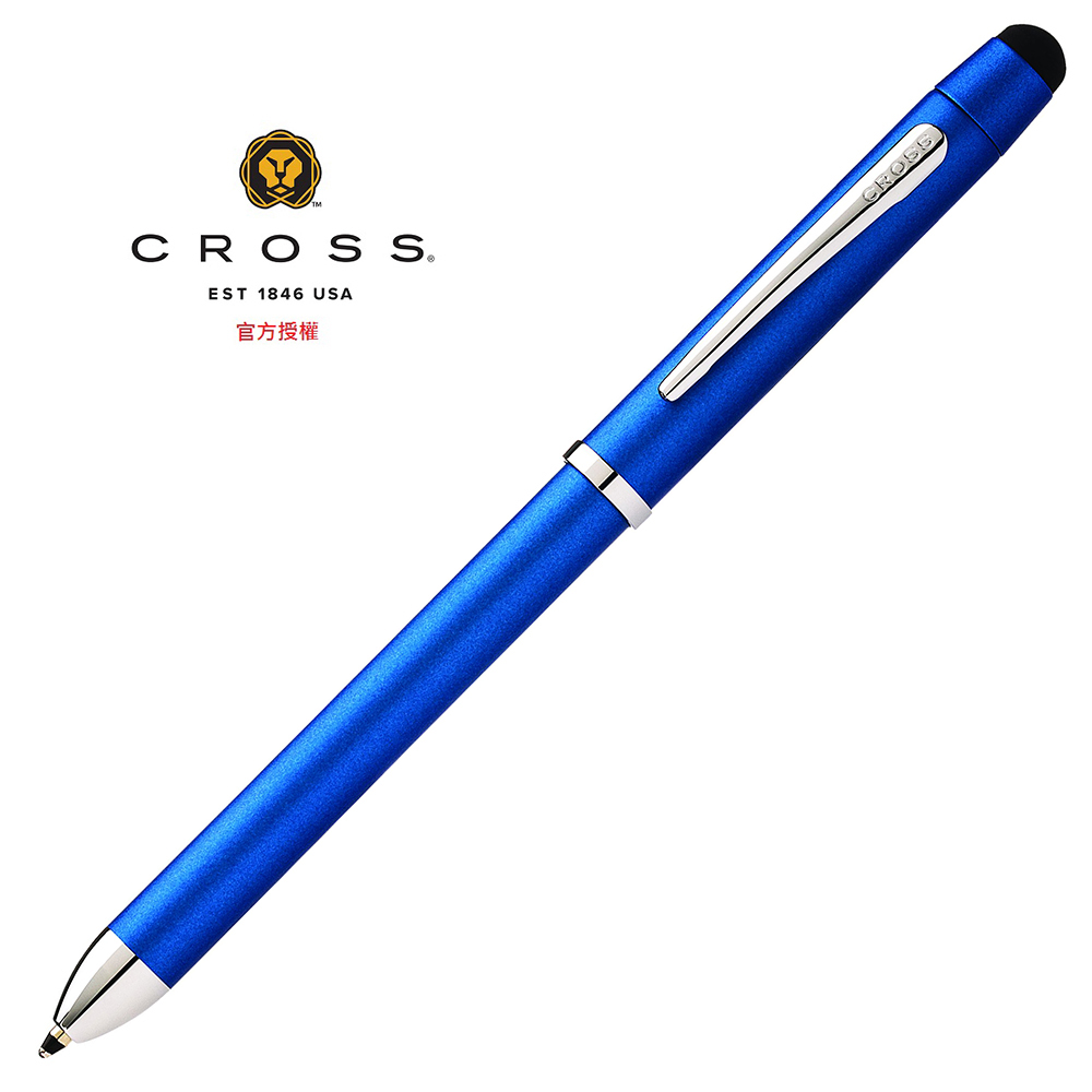 CROSS Tech 3+系列 三用筆 金屬藍 AT0090-8