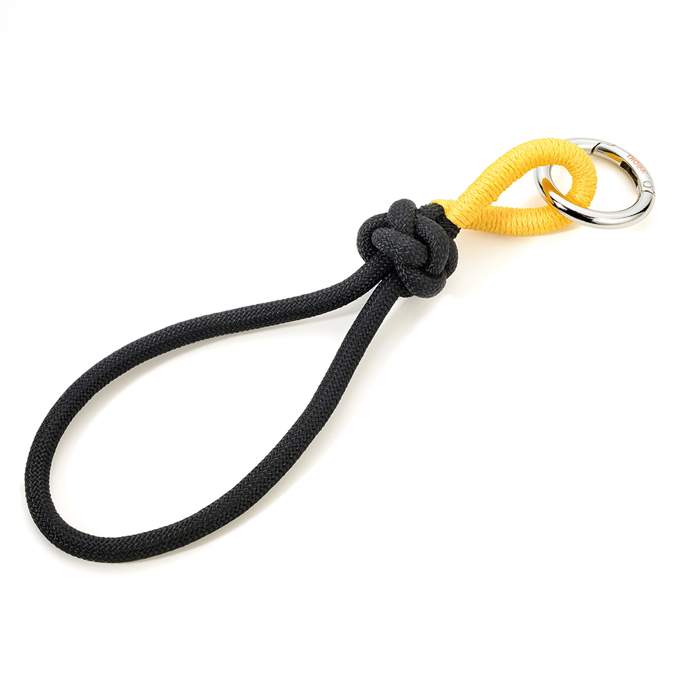 【TROIKA】結繩鑰匙圈(黃黑色)