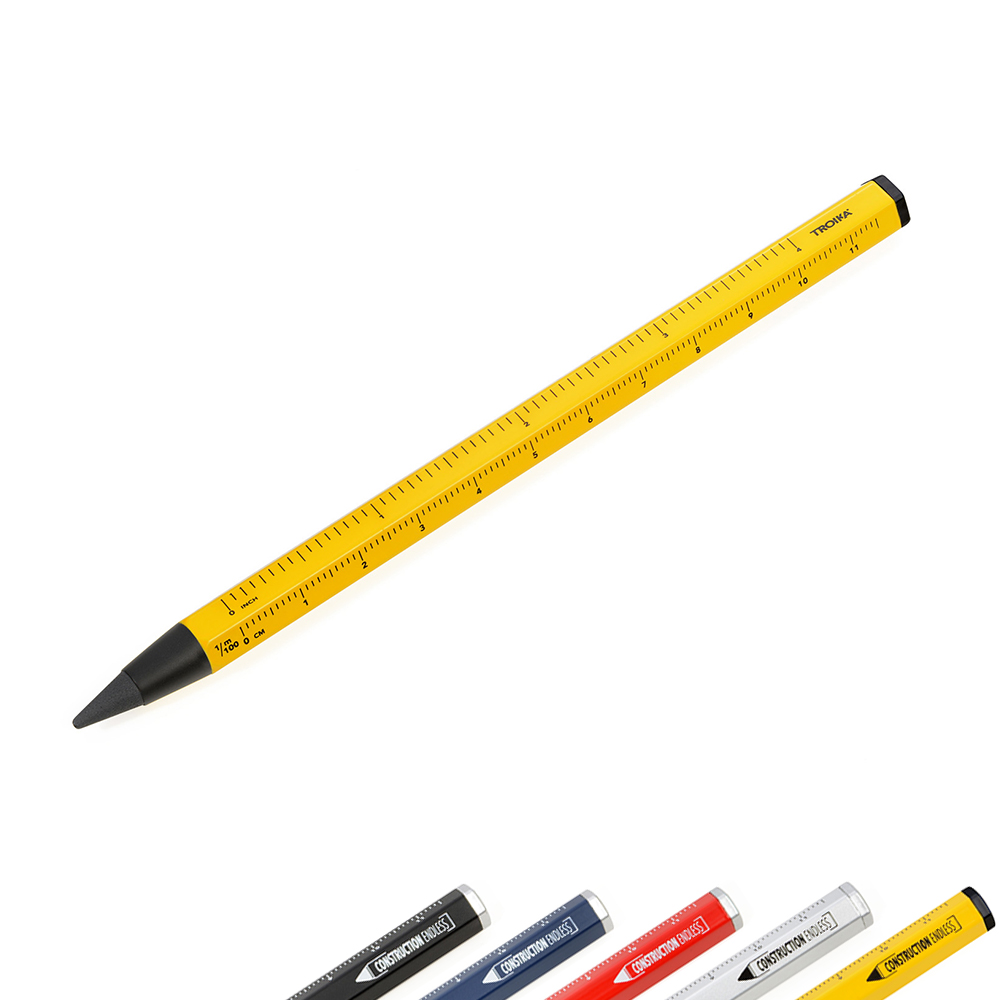【TROIKA】多功能HB鉛筆 (黃色)