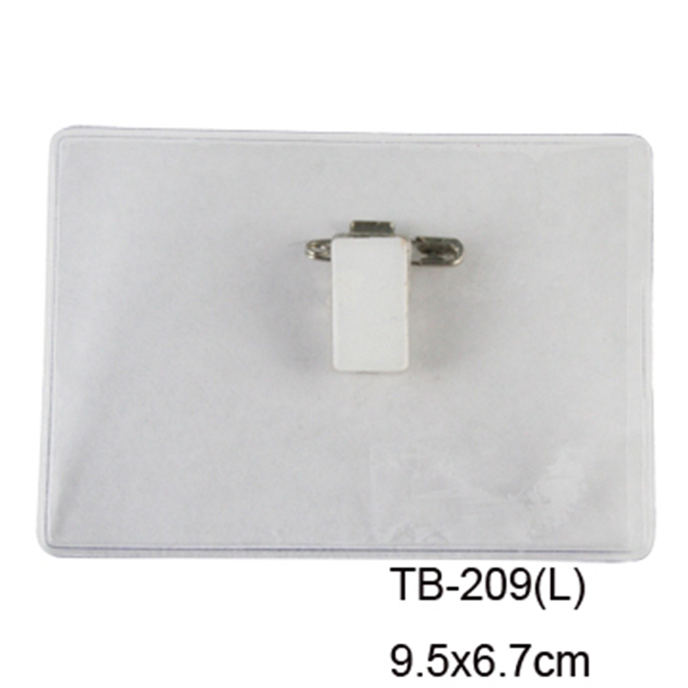 附夾硬質名牌套TB209/L/長9.5×寬6.7cm/包/20個/組
