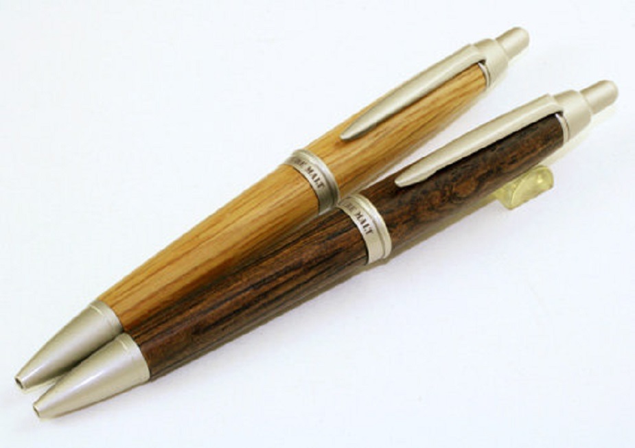 三菱Uni-ball PURE MALT 純木筆桿原子筆(SS-1015)樹齡100年+熟成50年製成