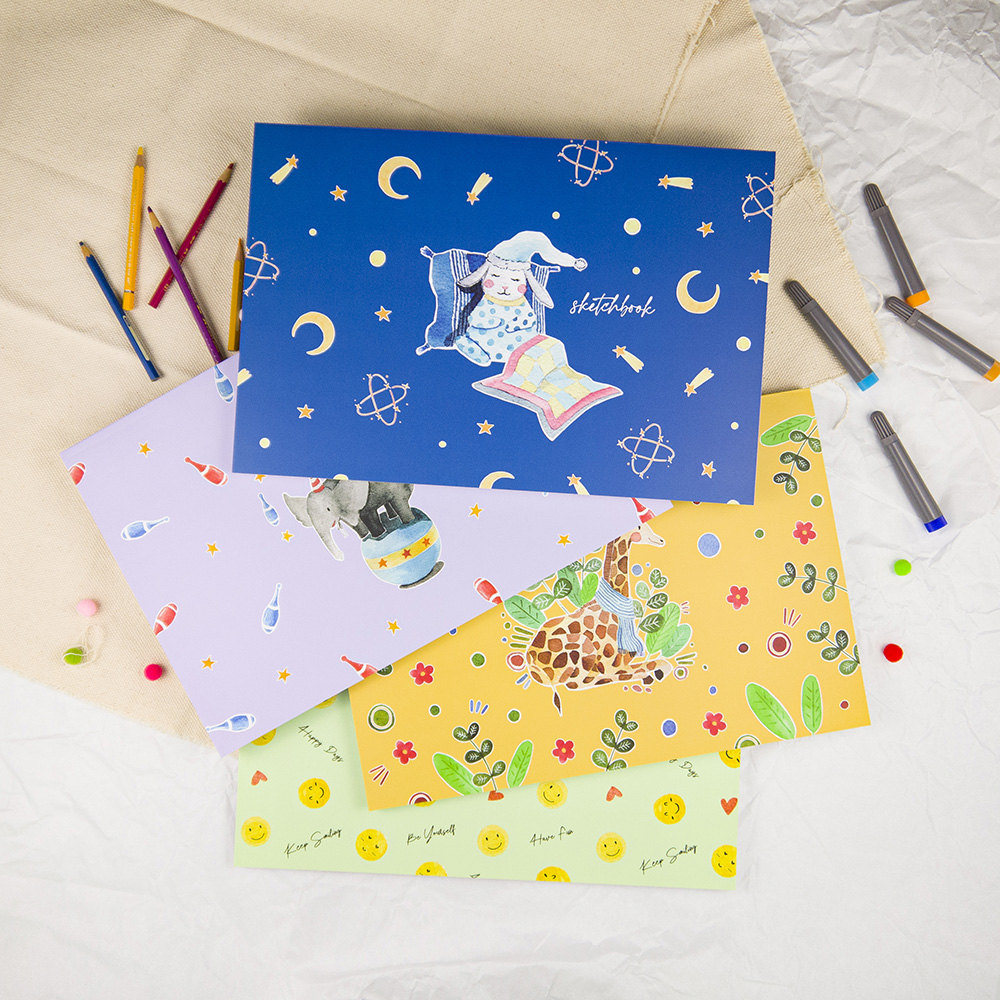 【conifer綠的事務】柔伊插畫系列Ⅲ-8K插畫系列繪圖本 素描本 兒童圖畫本 剪貼本