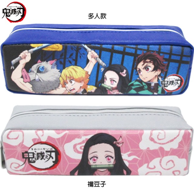 鬼滅之刃筆袋鉛筆盒收納袋皮質小方型款 912373/912374【小品館】