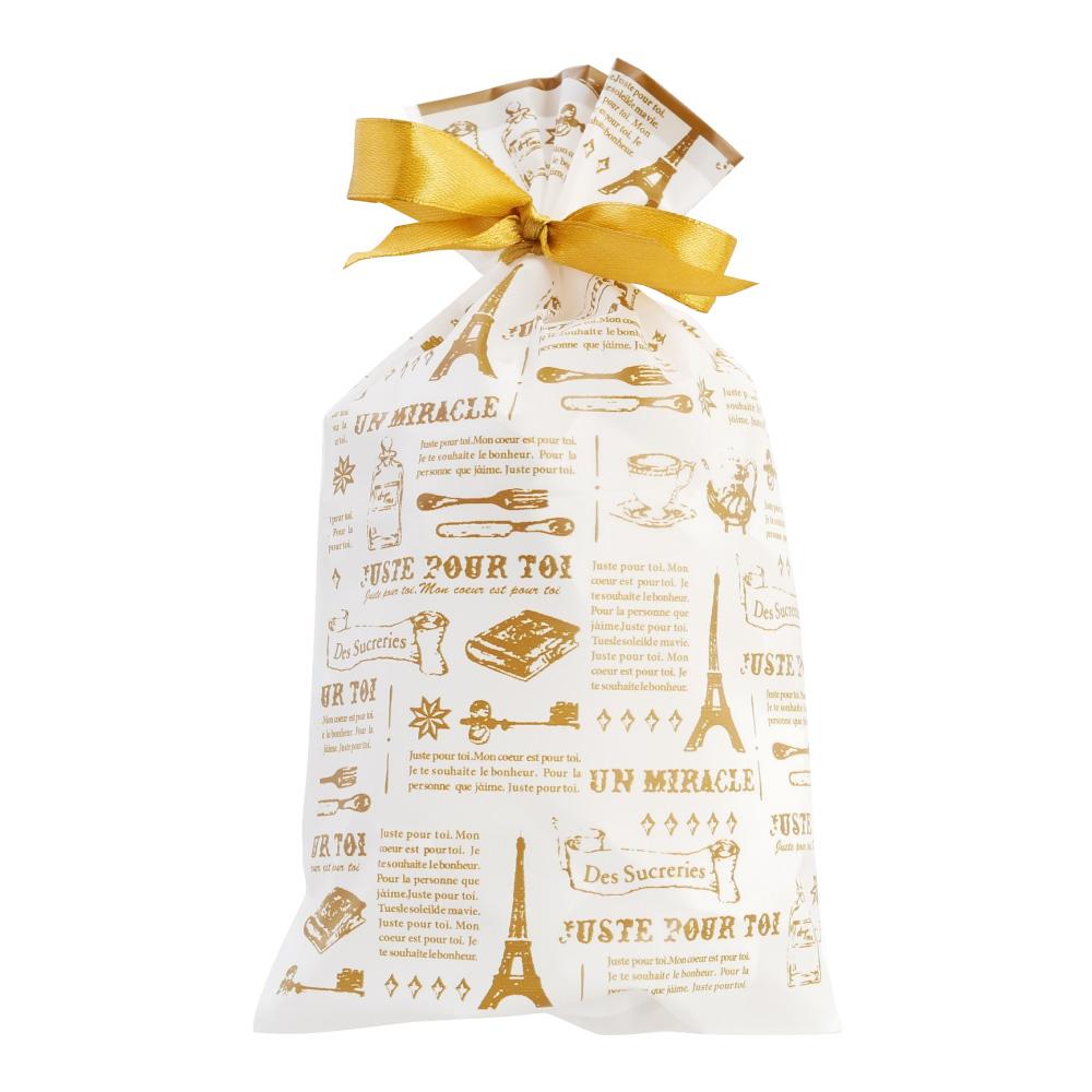 TRENY 糖果餅乾禮物包裝袋-金鐵塔