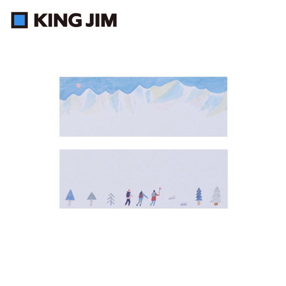 【KING JIM】HITOTOK信紙便箋/便利貼 登山 (3040-002)