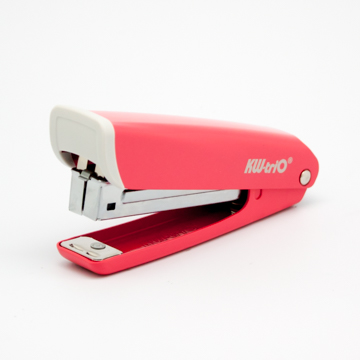 【KW-triO】N0.3 時尚站立式釘書機(鐵把)-紅