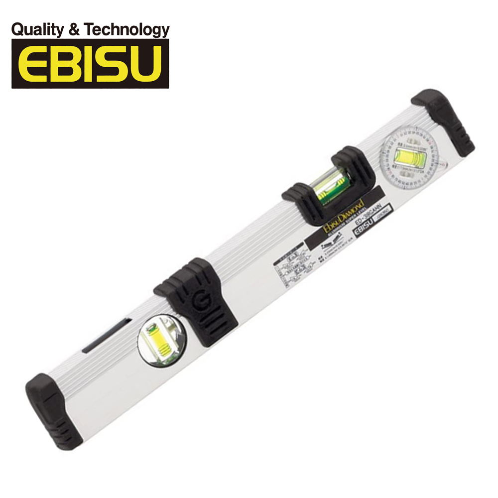EBISU Mini系列 - G 耐撞可調水平尺(有磁)380mm