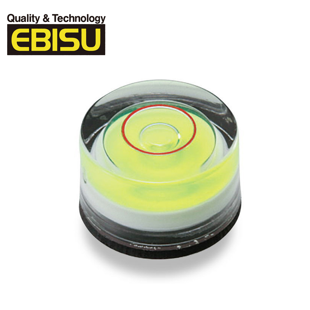 EBISU Mini系列 - 丸型水平氣泡管(有磁) 16×9.7mm