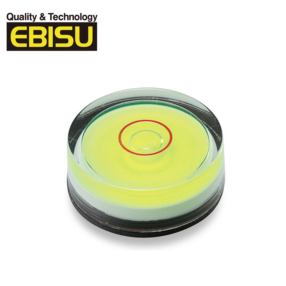 EBISU Mini系列 - 丸型水平氣泡管(有磁) 25×9.7mm