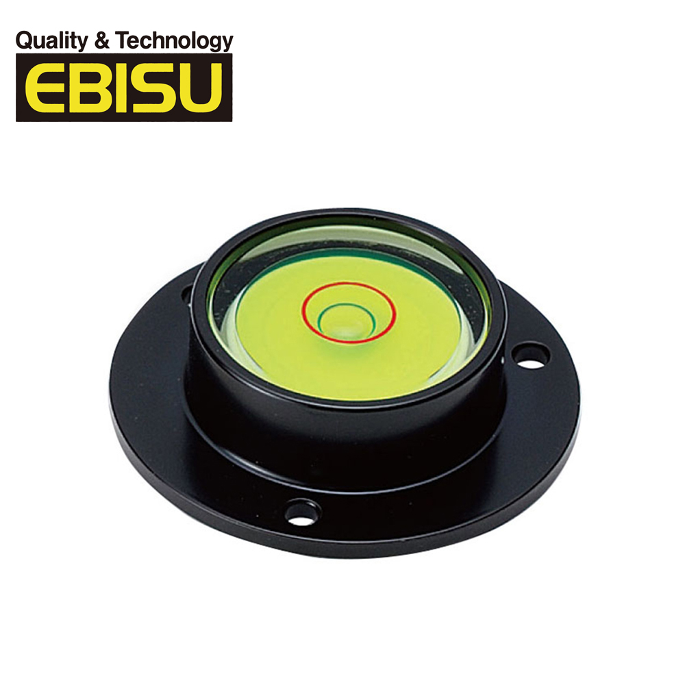 EBISU Mini系列 - 丸型水平氣泡管-鋁框 42×11.5mm