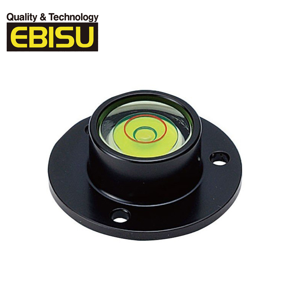 EBISU Mini系列 - 丸型水平氣泡管-鋁框 33×11.5mm