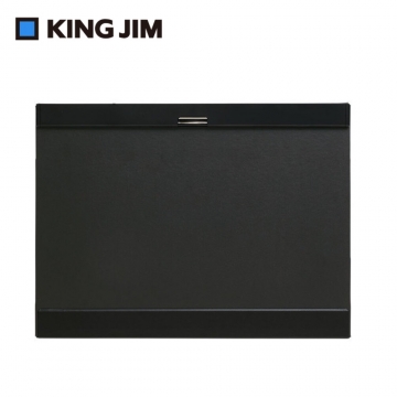 【KING JIM】MAGFLAP 磁吸式板夾 A3黑色 橫式 (5077-BK)