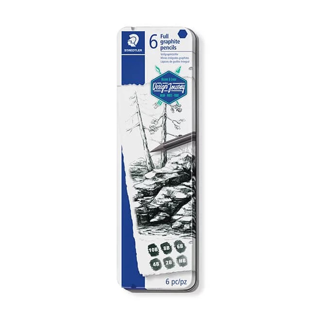 德國施德樓STAEDTLER 頂級全石墨鉛筆6入 MS100 G-M6