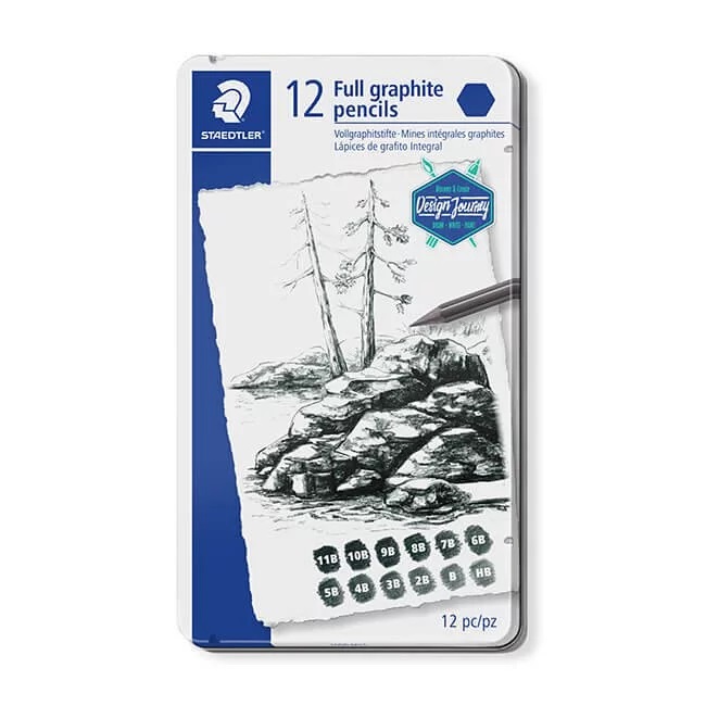 德國 施德樓 STAEDTLER 頂級全石墨鉛筆12入 MS100 G-M12