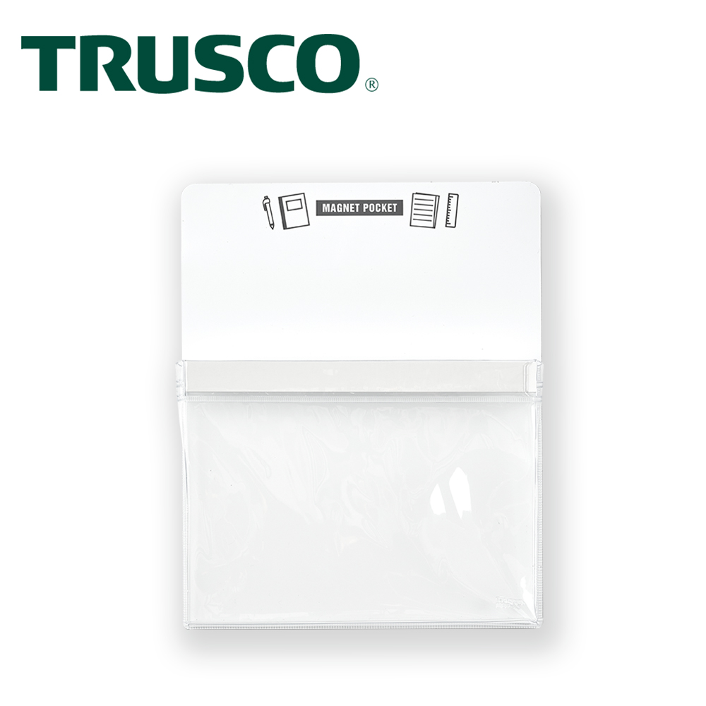 【Trusco】 磁性收納盒A6-白