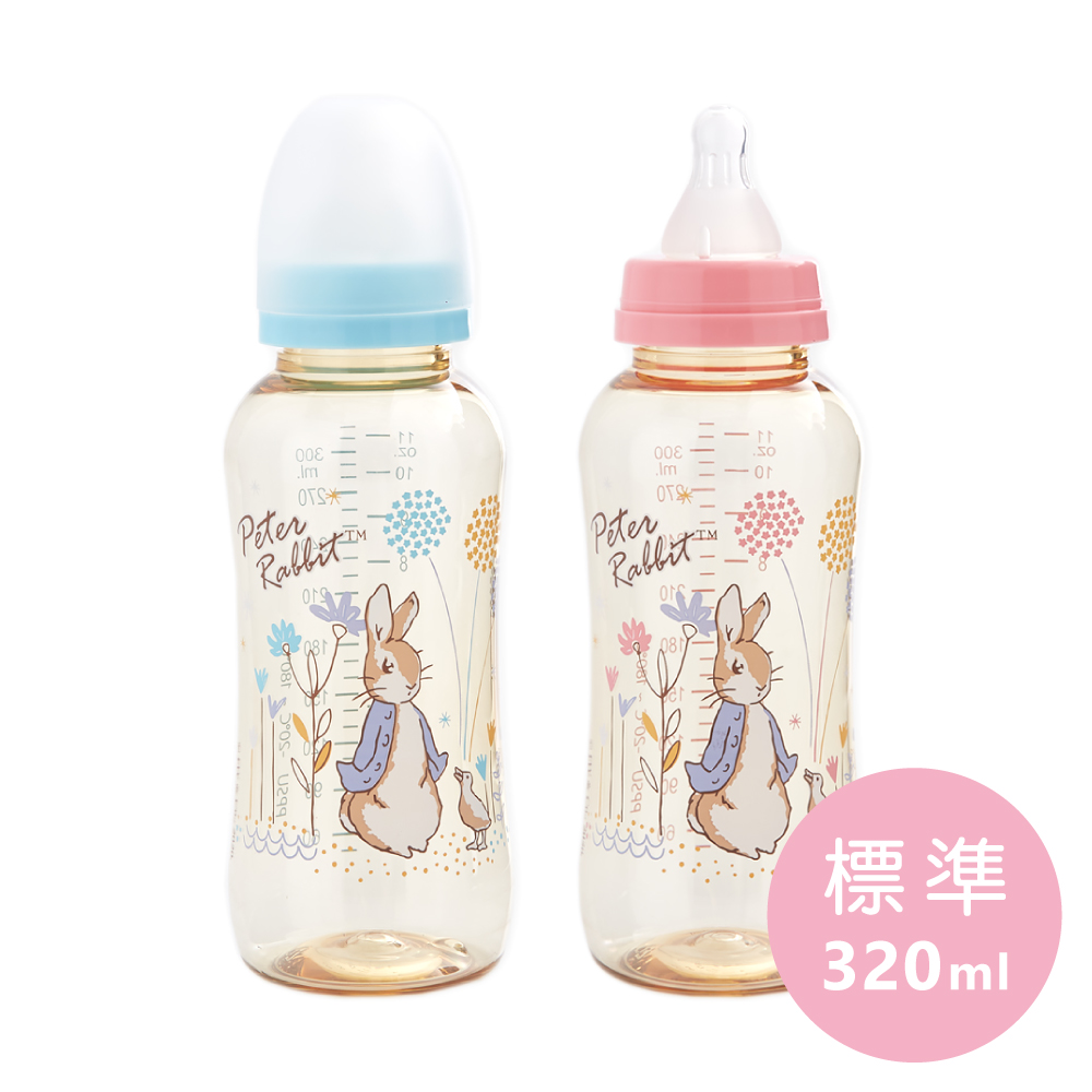 【奇哥】比得兔PPSU標準奶瓶-320ml (2色選擇)