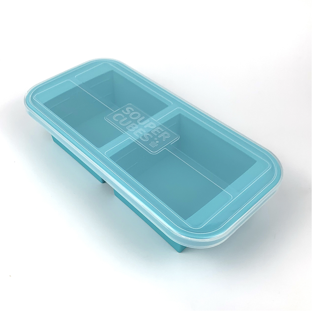 【Souper Cubes】多功能食品級矽膠保鮮盒2格(500ML/格)