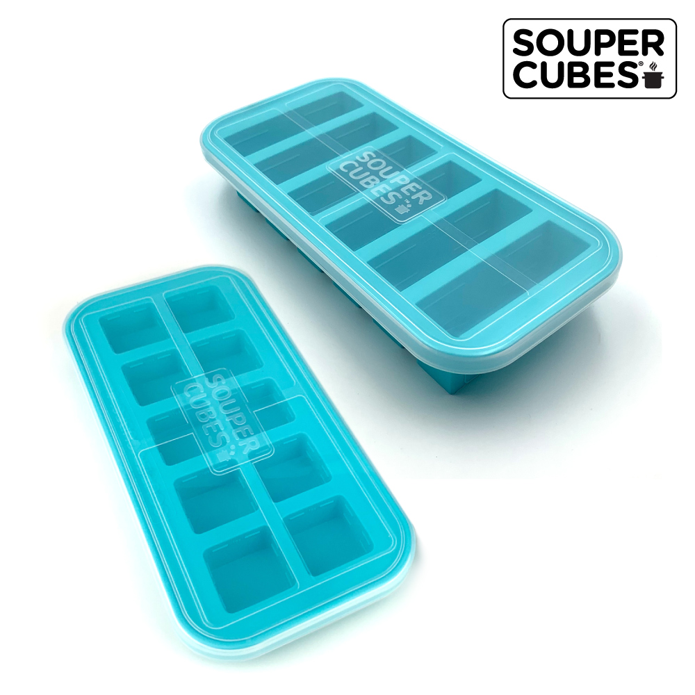 【Souper Cubes】多功能食品級矽膠保鮮盒-3件組(6+10+10)