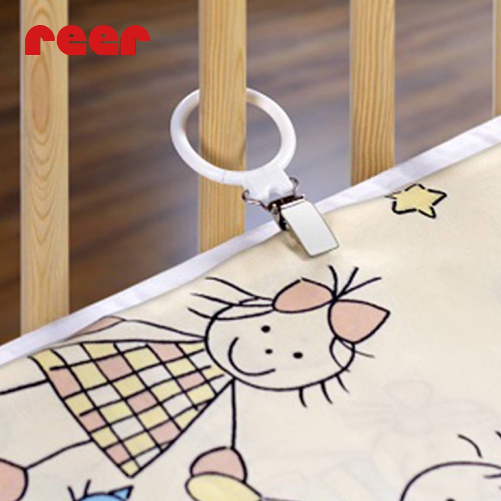 【REER】嬰兒床寢具固定夾4入