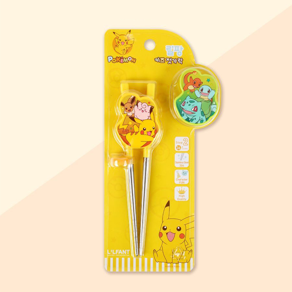 韓國Lilfant 寶可夢Pokemon 更換面板學習筷