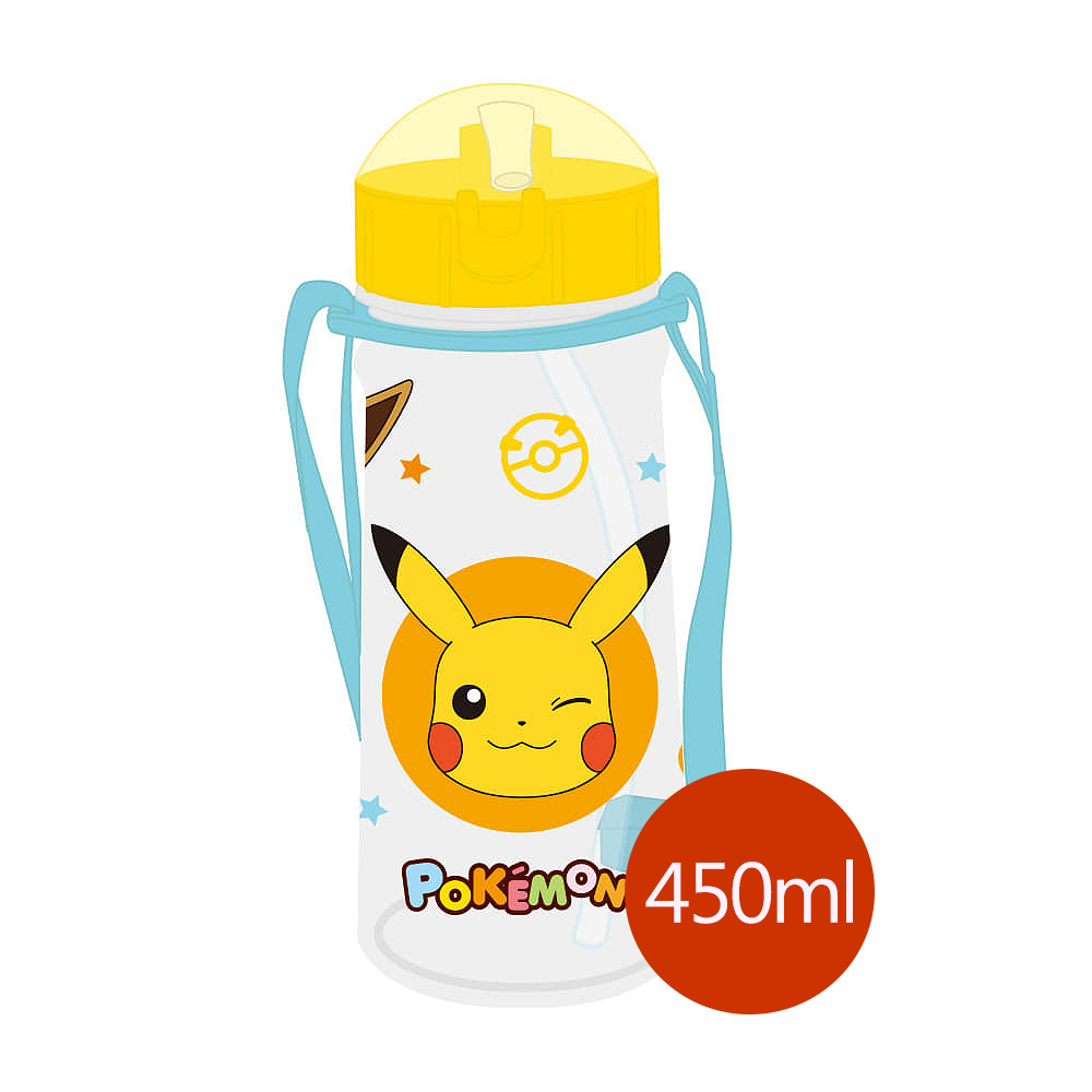 韓國Lilfant 寶可夢Pokemon 透明水壺 450ML
