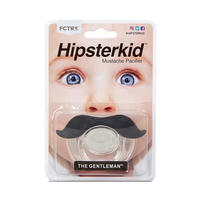 美國 Hipsterkid 紳士鬍子嬰兒奶嘴 不含雙酚A